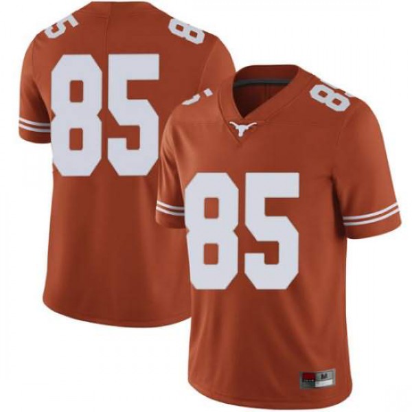Mens University of Texas #85 Malcolm Epps Limited Embroidery Jersey Orange